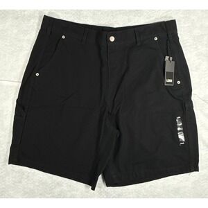 LCKR Lajoie Cargo Shorts‎ Mens XL 40-42 Black Utility Casual Stretch NWT